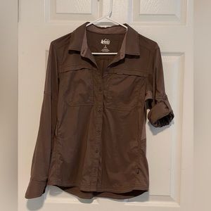 REI Sahara Hiking Shirt size small